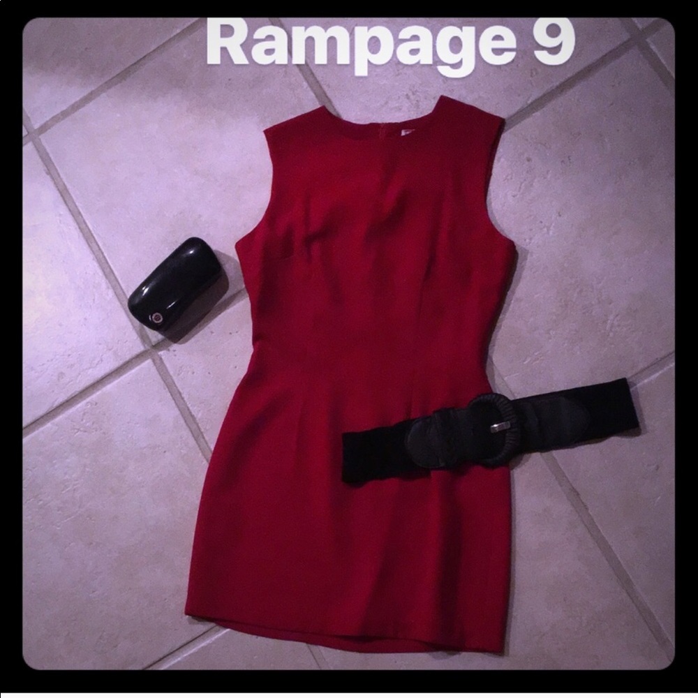 Holiday Macy’s Rampage dress work office red